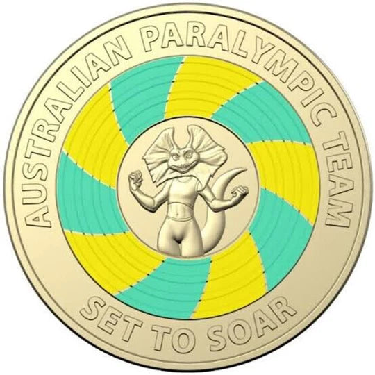 2020 AUSTRALIA PARALYMPICS $2 UNCIRULATED COIN PACK