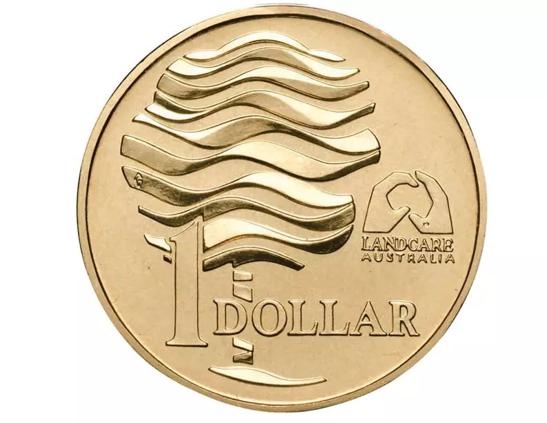 1993 Landcare uncirculated $1 coin - ex mint set