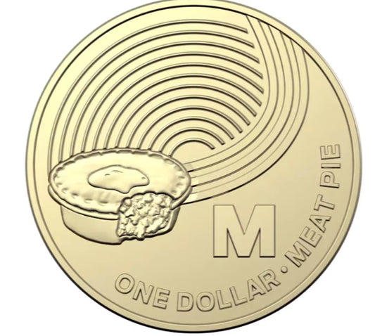 2019 GREAT AUSSIE COIN HUNT - M  MEAT PIE  - UNC $1