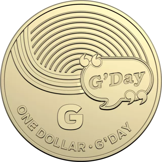 2019 GREAT AUSSIE COIN HUNT - G - G'DAY - UNC $1