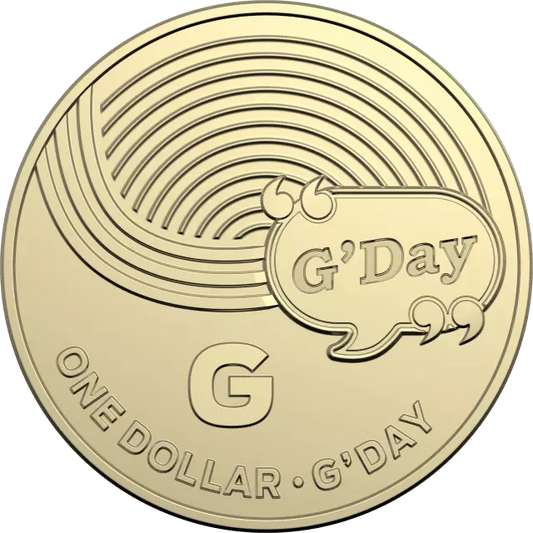 2019 GREAT AUSSIE COIN HUNT - G - G'DAY  - UNC $1
