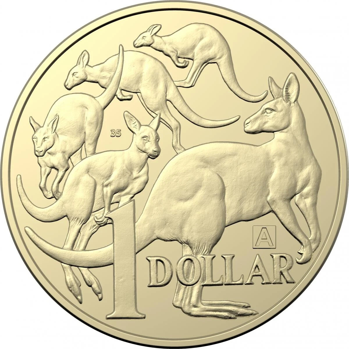 1989 MOB OF ROOS $1 UNC - EX MINT SET
