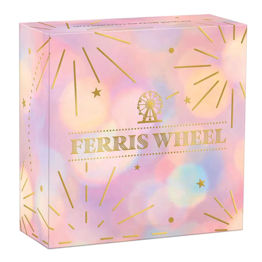 2025 Ferris Wheel 2oz Silver Antiqued Coloured Coin - PERTH MINT