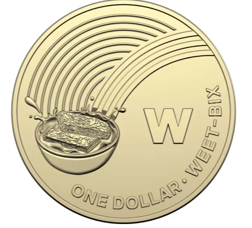 2019 Great Aussie Coin Hunt 1 'W' for Weet-Bix $1 Coin - Circulated