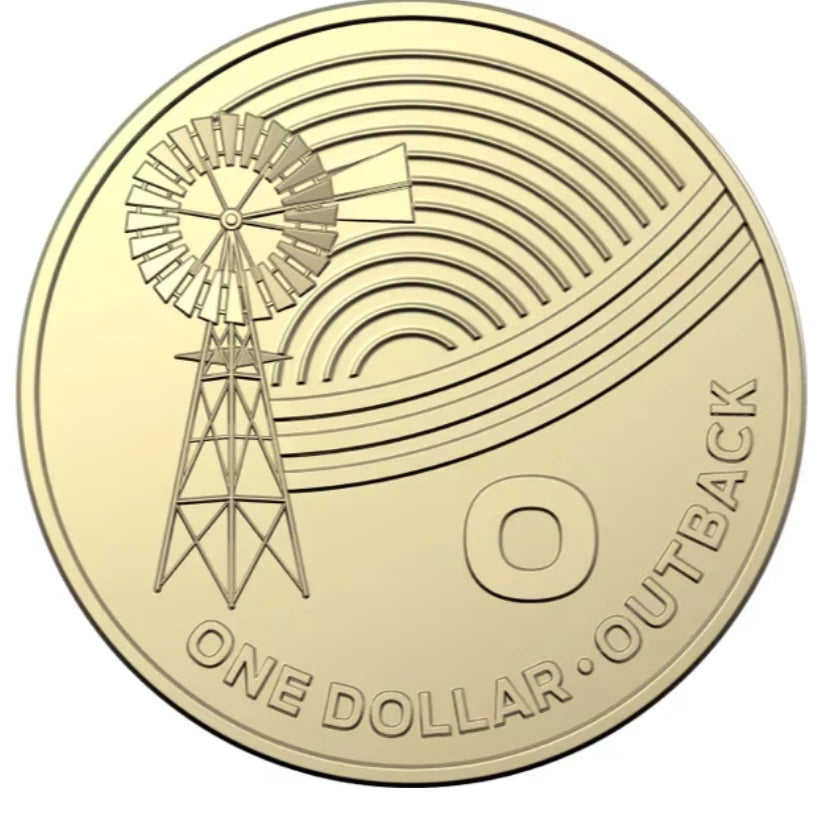 2019 Great Aussie Coin Hunt 1 "O" for Outback $1 Coin - Circulated