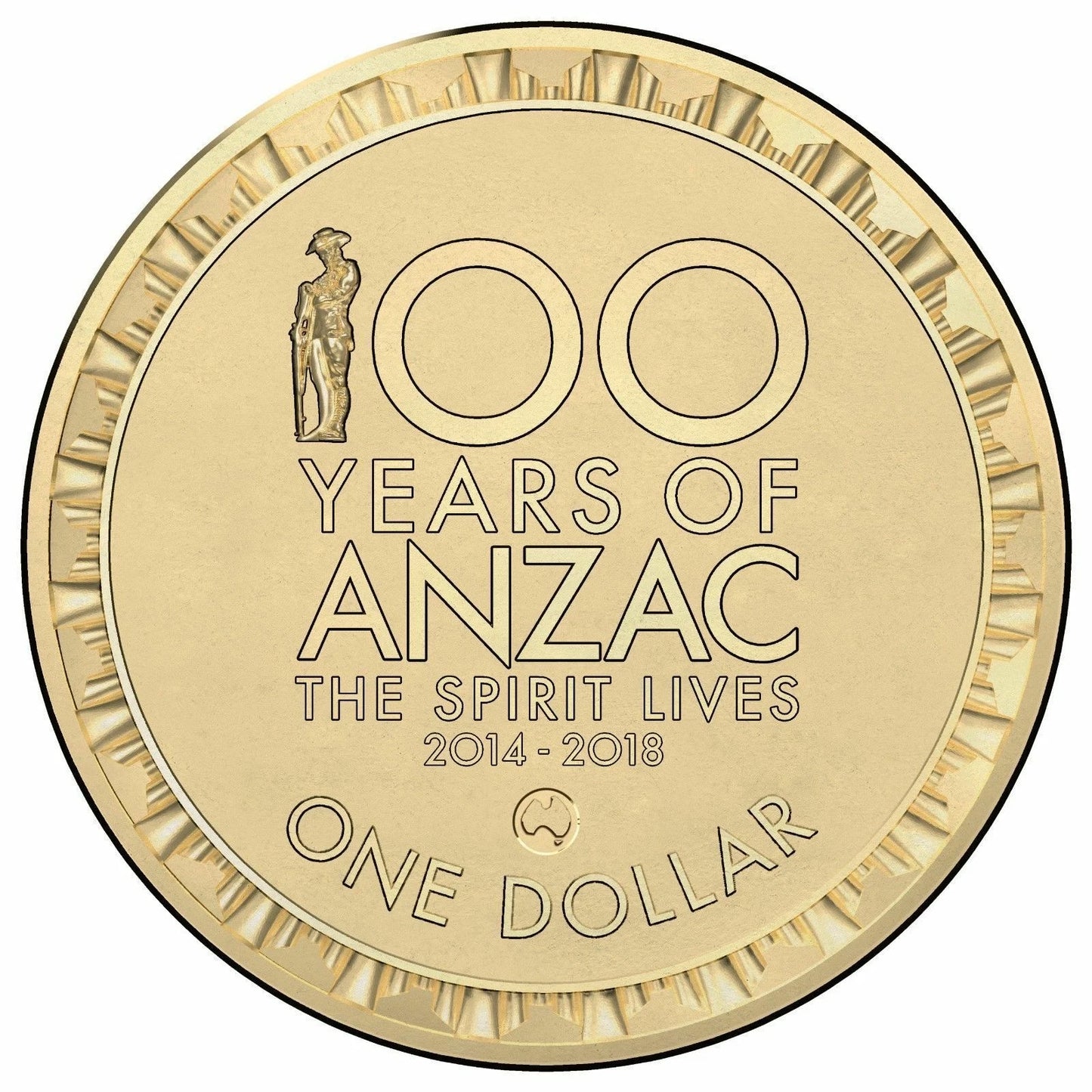 2016 The Spirit Lives Across Australia $1 Counterstamp