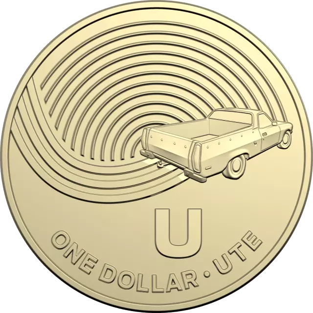 2019 GREAT AUSSIE COIN HUNT - U - UTE  UNC $1