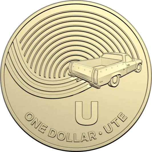 2019 GREAT AUSSIE COIN HUNT - U - UTE  UNC $1