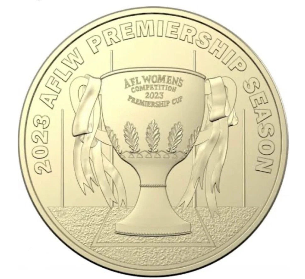 2023 Australian Football League Women's Premiership $1 Coin UNC