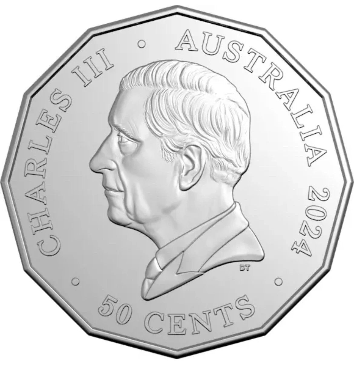 2024 Fifty Cent Countdown 50th Anniversary (50c) Uncirculated Coin - NO CARD