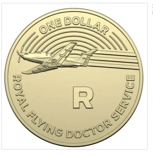2019 Great Aussie Coin Hunt 1 "R" - ROYAL FLYING DOCTOR SERVICE - $1 Coin - Circulated