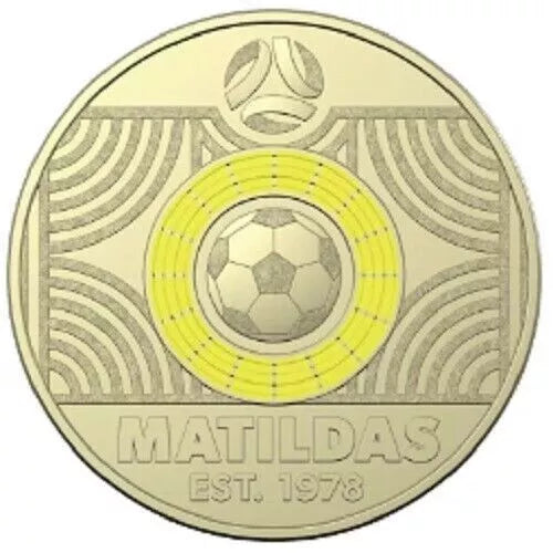 2023  MATILDAS YELLOW UNCIRCULATED $2
