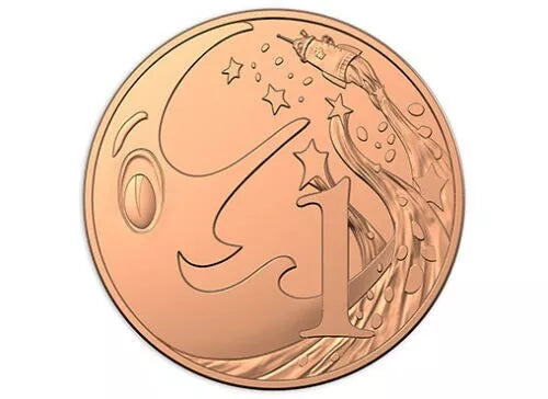 2019 MR SQUIGGLE LIMITED EDITION 1c UNC