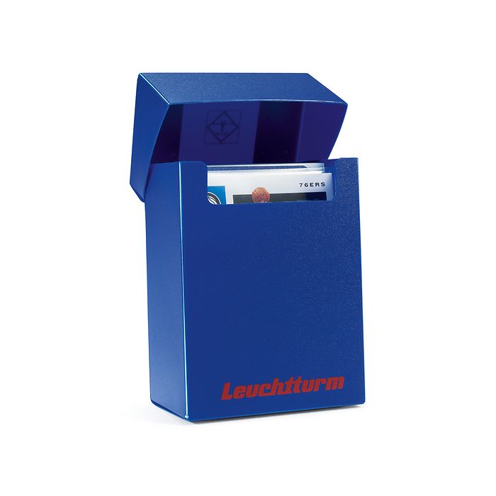 TCG Deck Box, for up to 100 trading cards - SPORT - BLUE