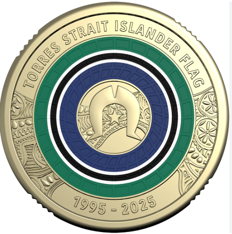 2025 $2 Torres Strait Islander Flag uncirculated coin x 1