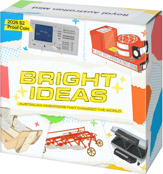 NEW RELEASE - Bright Ideas - $2 Proof Coin Aluminium Bronze Coin 2026