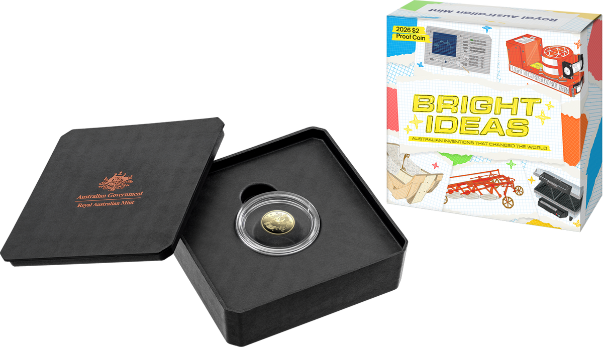 NEW RELEASE - Bright Ideas - $2 Proof Coin Aluminium Bronze Coin 2026