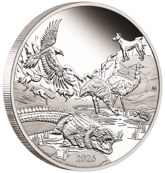 NEW RELEASE - Wonders of Australia - The Outback 2026 1oz Silver Proof Coin