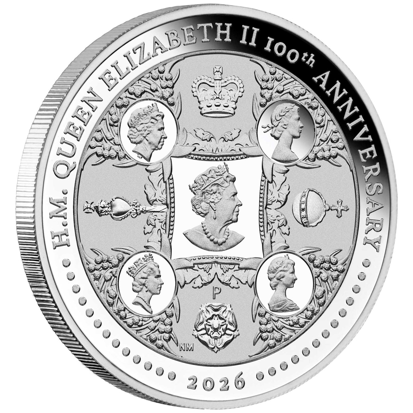 2026 H.M. Queen Elizabeth II 100th Anniversary 1oz Silver Proof Coin - PERTH MINT