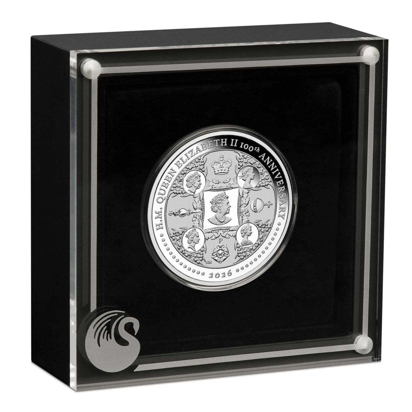 2026 H.M. Queen Elizabeth II 100th Anniversary 1oz Silver Proof Coin - PERTH MINT