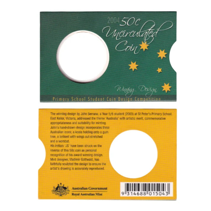 2004 50c Coin - Primary School Student Design