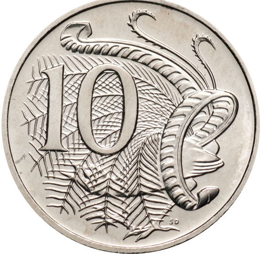 1984 LYREBIRD - 10c UNC - EX MINT SET