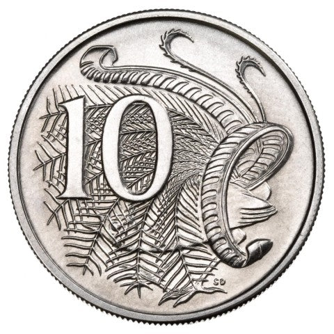 1987 Lyrebird 10c Uncirculated - ex mint set