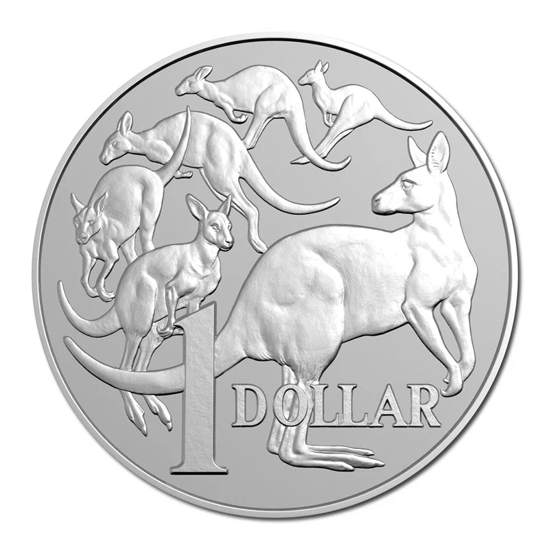 NEW RELEASE - $1 2026 Mob of Six Kangaroo Series 1oz Silver UNC