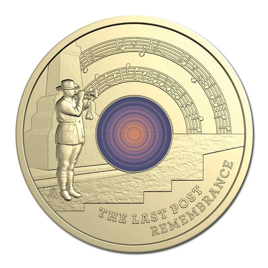 2026 $2 The Last Post Coloured Uncirculated Coin - AVAILABLE TUESDAY 10TH NOVEMBER 2026 0830 AEST