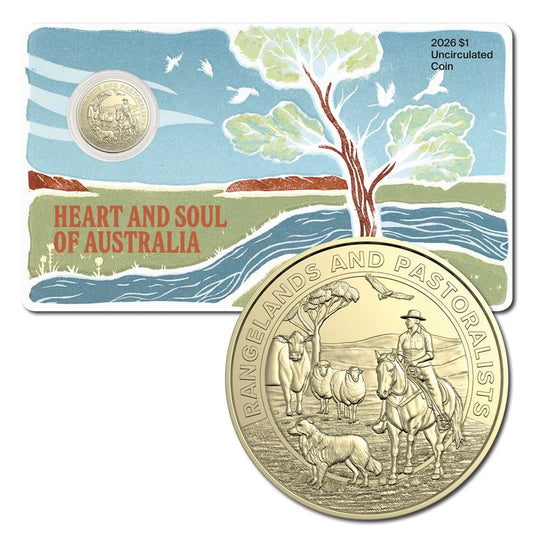 NEW RELEASE - $1 2026 Heart and Soul of Australia UNC