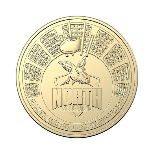 2024 $1 AFL North Melbourne Kangaroos UNC