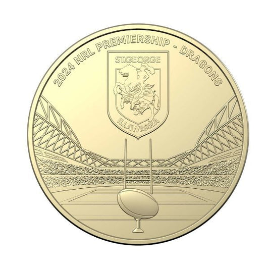 2024 $1 NRL St George Illawarra Dragons UNC