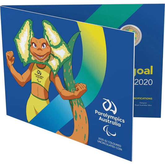 2020 AUSTRALIA PARALYMPICS $2 UNCIRULATED COIN PACK