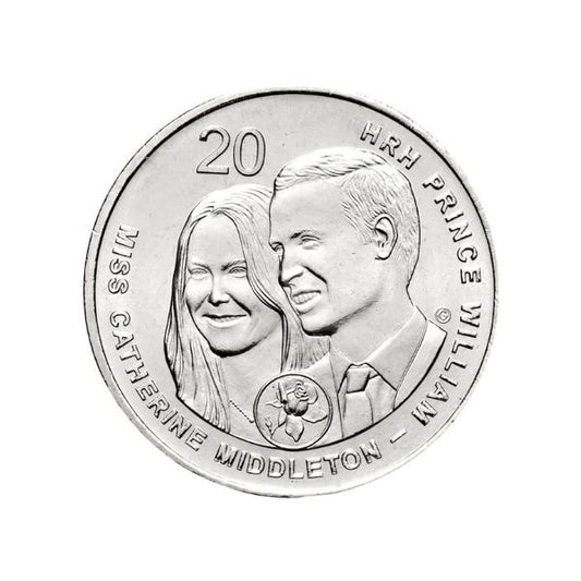 2011 20c Australia Royal Wedding Uncirculated Coin