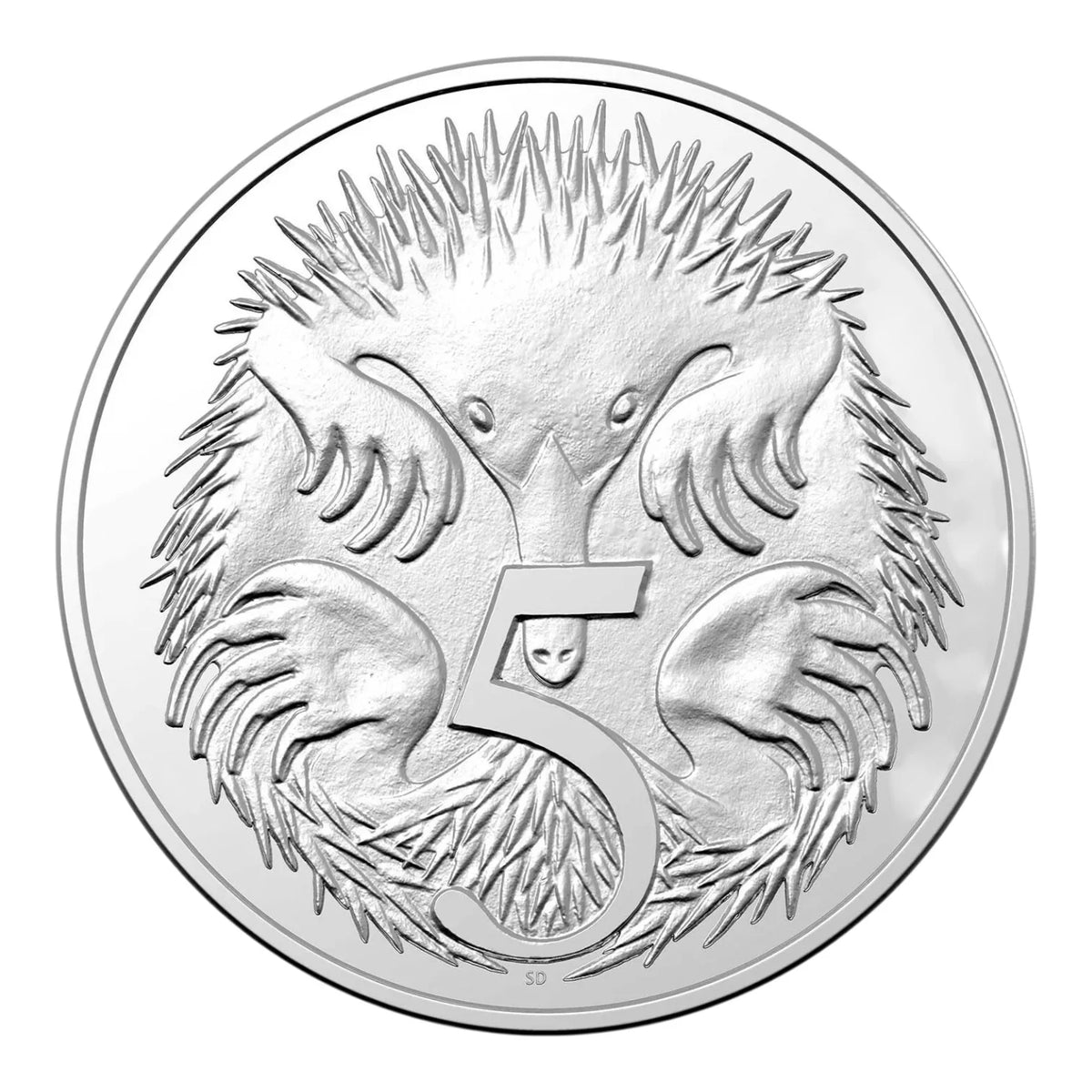 2015 ECHIDNA 5c COIN - UNCIRCULATED - EX MINT SET