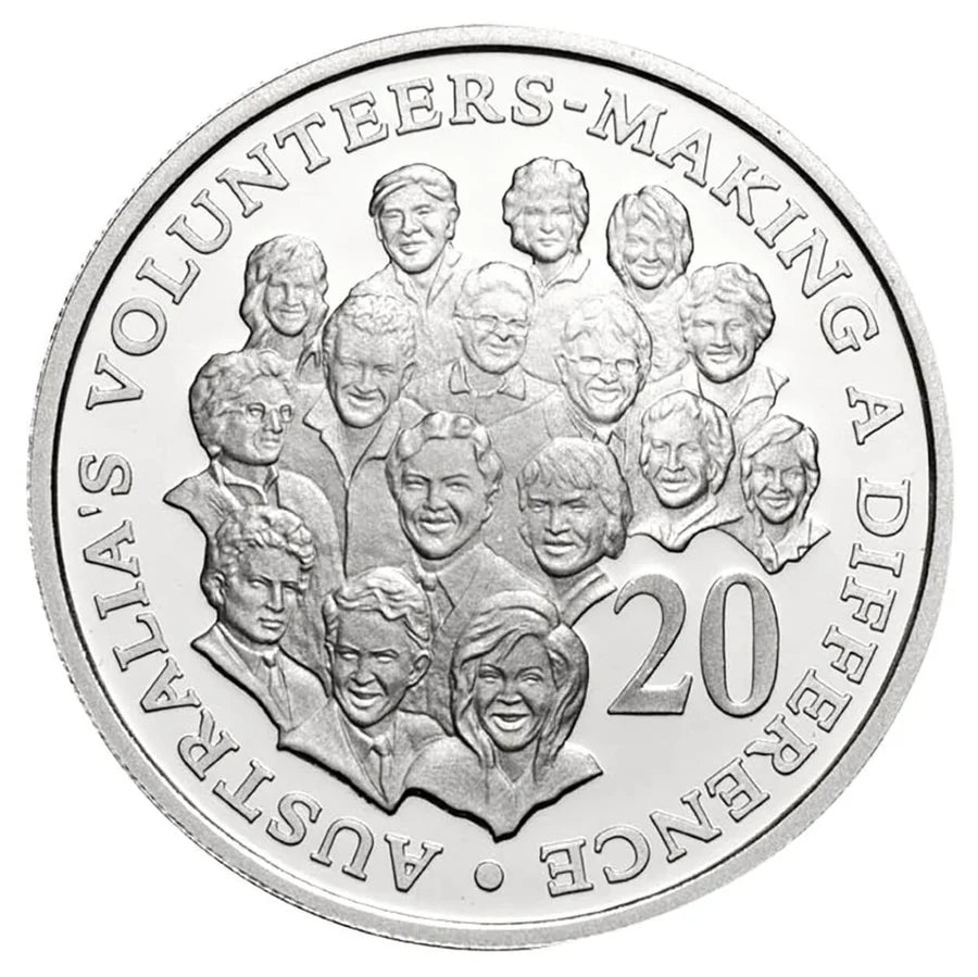 Australia Volunteers 2003 20c circulated Coin