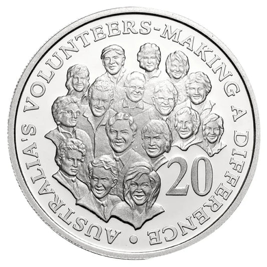 Australia Volunteers 2003 20c circulated Coin