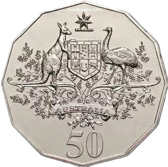 2001 Australia Uncirculated 50c Fifty Cent Coin Centenary of Federation