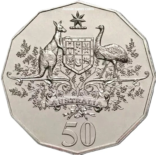 2001 Australia Uncirculated 50c Fifty Cent Coin Centenary of Federation