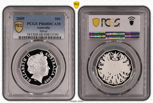 2009 PCGS PR68 SILVER 50c