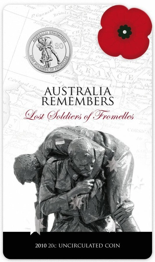 2010 20c Australia Remembers Lost Soldiers of Fromelles