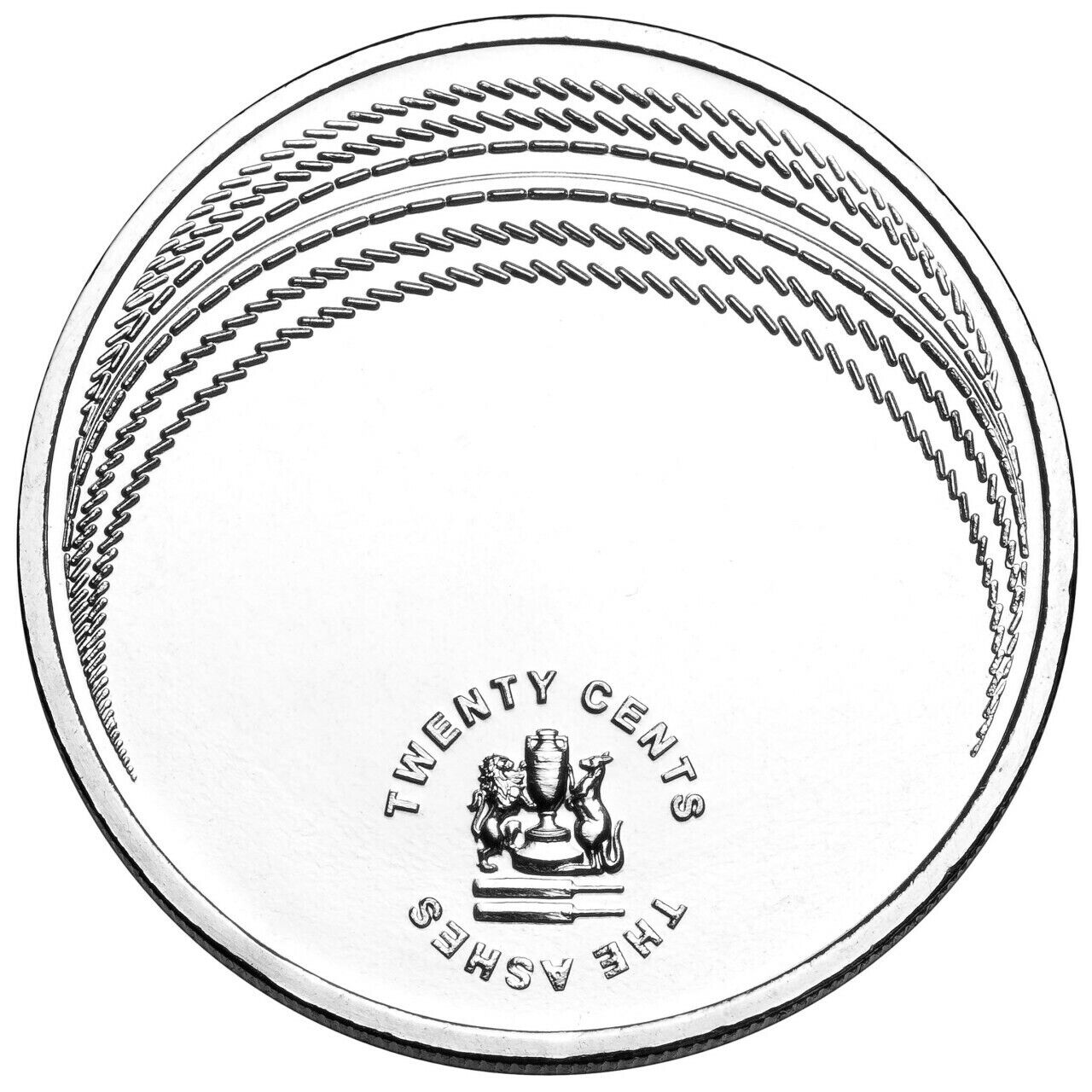 2010 20c The Ashes - Australia vs England uncirculated