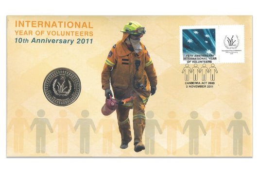 2011 20c International Year of Volunteers PNC 10th Anniversary