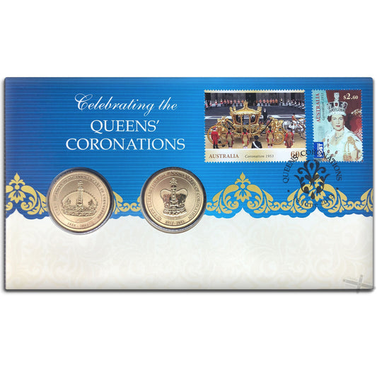 2013 $1 Celebrating the Queens' Coronation - Two Coin PNC
