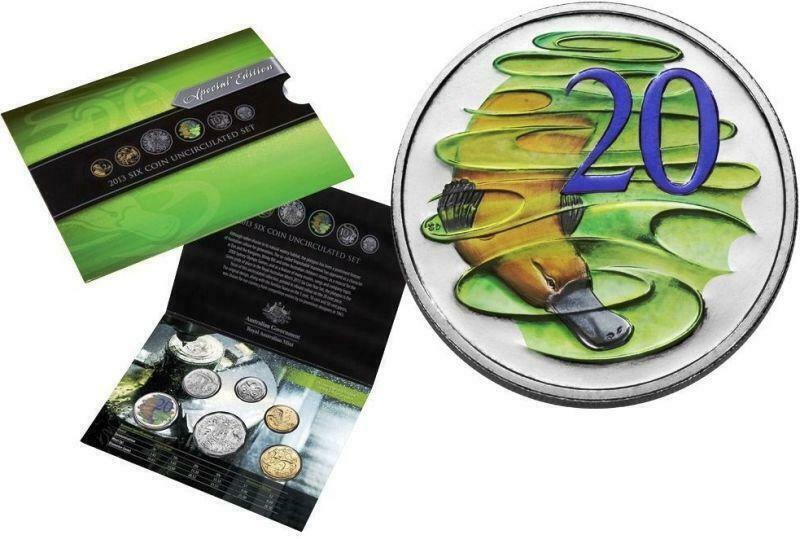 2013 Mint Set - Coloured 20c