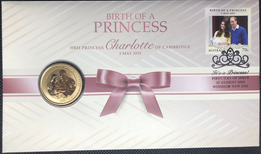 2015 PNC Birth of a Princess Perth Mint PNC with $1 Limited to 9000