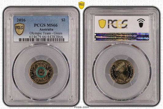 2016 PCGS MS66 OYMPICS - GREEN