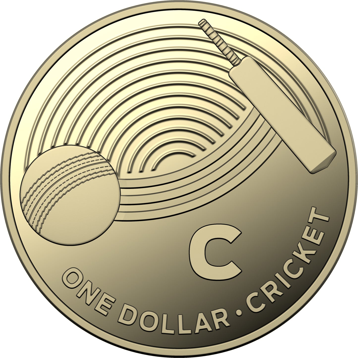 2019 GREAT AUSSIE COIN HUNT - C CRICKET  - UNC $1