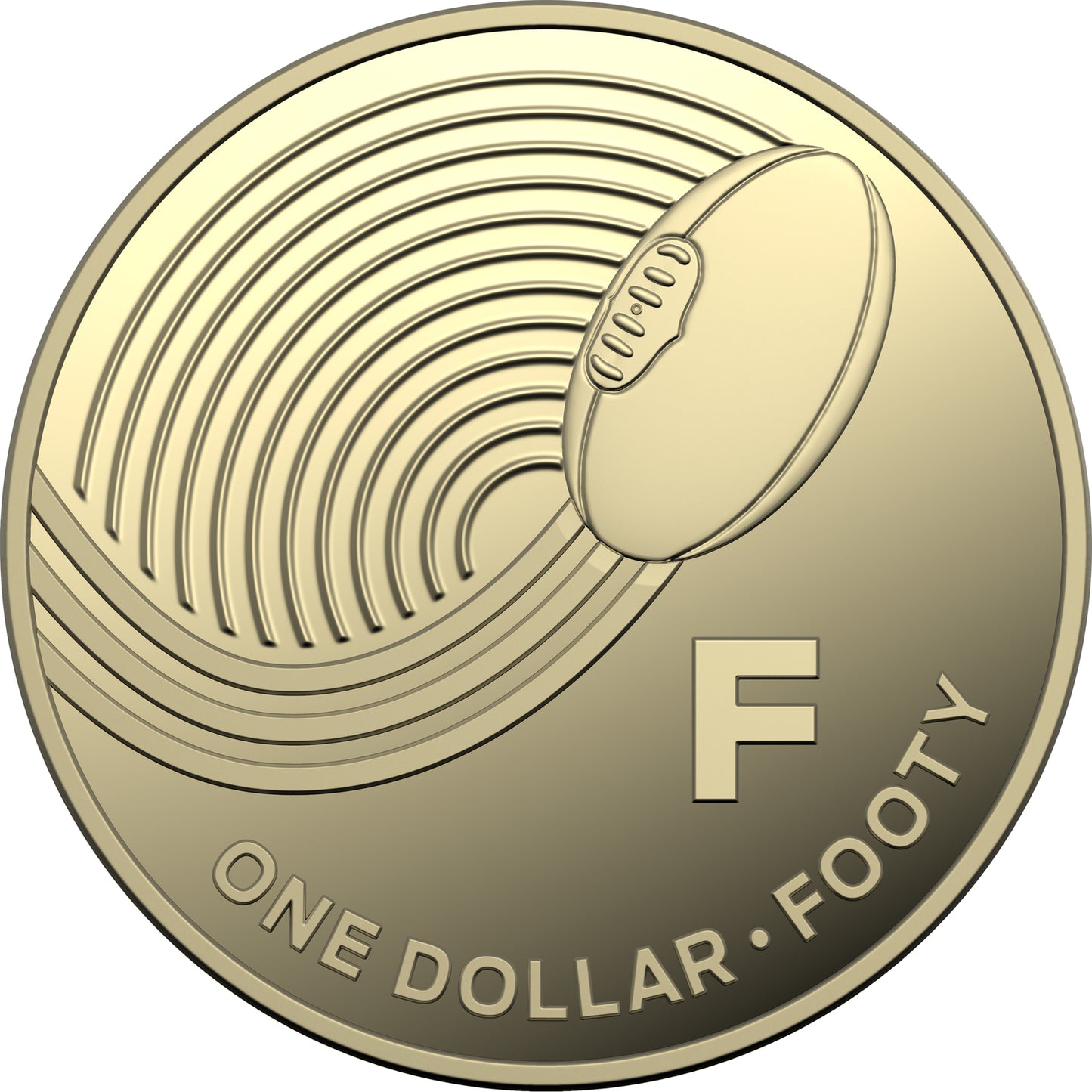 2019 GREAT AUSSIE COIN HUNT - F - FOOTY  - UNC $1