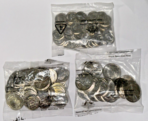 2021 jc (Jodie Clarke) RAM BAGS - 5c, 10c 20c  - Royal Australian Mint